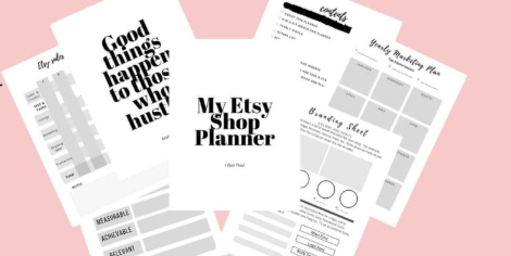 Etsy Printable Planner Banner